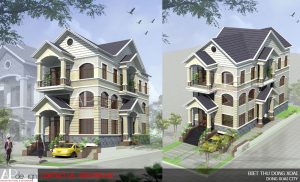 Thiết kế biệt thự Đồng Xoài - Binh Phước